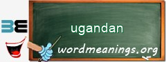 WordMeaning blackboard for ugandan